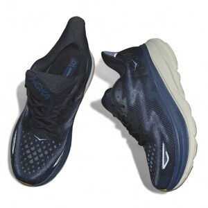 HOKA One One Clifton 9 Men’s Running Shoes Navy Blue Size 11D (10.5 UK / 45 ⅓ EU